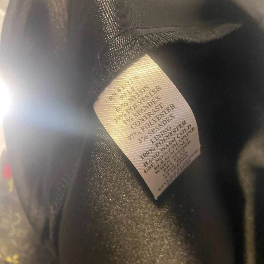 Connected Apparel Black and Cream Lace Dress Y2K - Picture 6 of 12